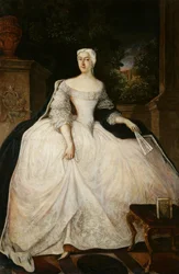 Portrait de Teofila Działyńska (1714-1790)